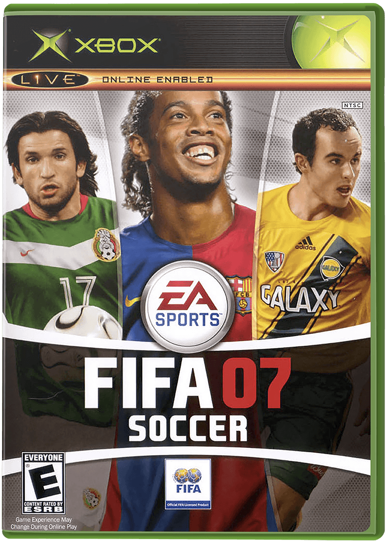 FIFA 07 box art for Xbox